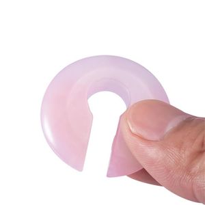 Altro Chiave di pietra Foro tondo Orecchio Tunnel di carne Spina Piercing Anello Expander Borchie Barelle Donna Calibri Orecchini Gioielli213m