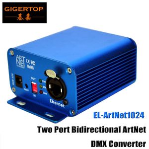 TIPTOP TP-D15 EL-ArtNet1024 Two Port Bidirectional ArtNet DMX Converter Box High-speed ARM Processor Standard ArtNet Protocol259b