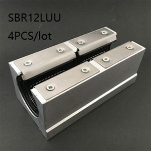 4pcs lot SBR12LUU 12mm open type linear case unit linear block bearing blocks for cnc router 3d printer parts263R