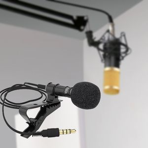 Другая электроника 15M Mini Portable Lavalier Microphone Condenser Clipon Lapel Mic Проводной проводной микрофомикрофон для телефона ноутбука 230719