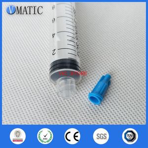 Vmatic luer Kilit Şırınga Kapakları Mavi Renk Dağıtıcı Şırınga Uç Durdurucu Vidalı Tip Endüstriyel Kullanım X 1000PCS252R