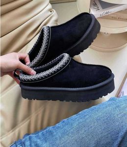 Buty kobiety Tazz Slippers fur slajdes australia klasyczna ultra mini platforma but ugglies tasman slip-on les petites wełna mieszanka chamois zamsz w nowym stylu