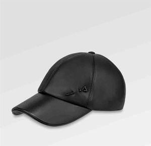 Lyxdesigner baseball cap märke stift läder mössa män kvinnor casual hattar utomhus coola sunhat breda randen hattar unisex casquette