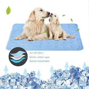 Kennels Pens Pet Soğutma Mat Büyük Yaz Evcil Evcil Köpekler İçin Soğuk Yatak Kedi Kedi Dayanıklı Battaniye Kanepe Kedi Buz Battaniye Evcil Hayvan Malzemeleri 230719