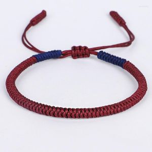 Charm Bracelets Tibetan Buddhist Lucky Woven & Bangles For Women Men Handmade Knots Dingier Rope Wish Gift Bracelet