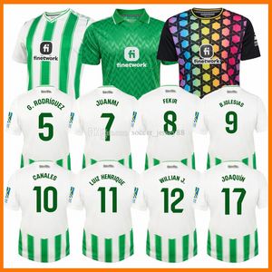 23 24 24 Real Betis Camiseta Primera Equipacion Sustainability koszulki piłkarskie Joaquin Iglesias Portero Multi de Futbol Canales Football Shirts 2023 2024 Męskie zestaw