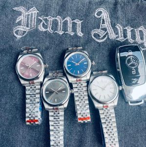 Męski automatyczny projektant mechaniczny klasyczny 41/36 mm zegarek 904l Wszystkie stalowe tarcze Sapphire Waterproof Watches