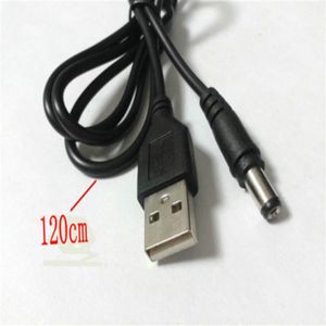 50PCS USB 2 0 Aに5 5mm x 2 1mm dcバレルコネクタジャックパワーケーブル120cm228c