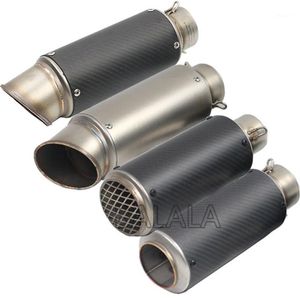 Exhaust Pipe Mgod 51MM 60MM Universal Motorcycle Escape Modified Scooter Muffler SC GP Project With Dirt Bike Pipe1269Z