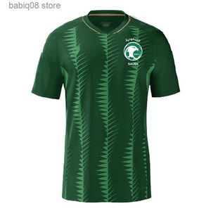 Fani Tops Tees 2023 24 Saudi Fahad Salman Męskie koszulki piłkarskie 22 23 Drużyna narodowa Arabia Al-NaJei Yasser Home Away Football Shirt krótkie mundury T230720