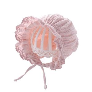 Baby Hat spring and autumn thin infant sunshade newborn palace baby princess fisherman's hat226V