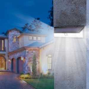 Outdoor Solar Flood Lights Wall 118 LED with Motion Sensor Wide Angle Waterproof Outdoors Security Lights Garage Patio Garden Driv286k