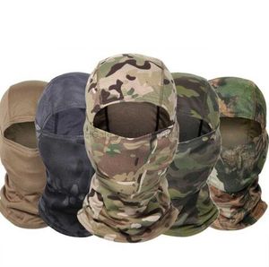 Taktik Balaclava Maske Bisiklet Bisiklet Kafa Kapağı Şapka Boyun Isıtıcı Eşarp Kapağı Açık Balıkçılık Kayak Spor Kask Astarı Kapağı Ordu Bandana Erkek Yüz Maskesi