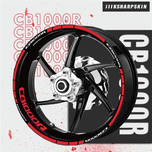 Motocyklowe krawędź dekoracyjne naklejki odblaskowe logo i naklejki taśma krem ​​przeciwsłoneczna dla Honda CB1000R CB 1000R217J