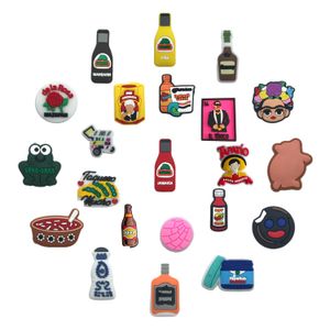 Schuhteile Zubehör Cartoon Niedliche Charms für Clog Sandalen Lebensmittelflasche Kawaii PVC Dekoration Jibz Drop Lieferung Otxjy