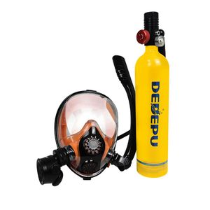 Dedepu Mini Scuba Diving Air Tank مع إكسسوارات كاملة للرياضة تحت الماء 188J