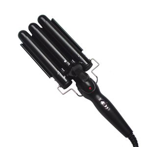 Care ProductsCare Products Professional Curling Iron Ceramic Triple Barrel Curler Irons Hair Waver Waver Styling Tools Hairs Style294o