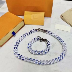 20ss Latest French Designed Luxury Hip hop Street men and women Bracelets White white cloud Cuba Necklace Jewelry2846