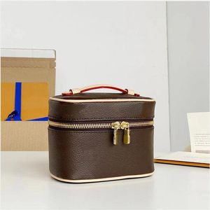 Fashion Nice Leather Cosmetic Bag Women's Mini Zipper Handbag without 14 10 2 8 5cm M44936271H