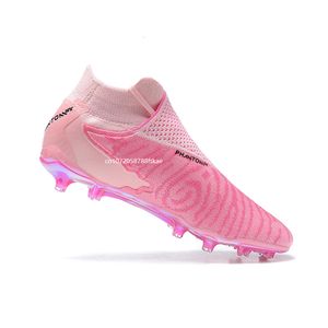 Andra sportvaror 2023 FG Soccer Shoes Non Slip Long Spike Football Boots Adult High Ankle Cleats Grass Sock Sport Sneakers Wholesale 230721