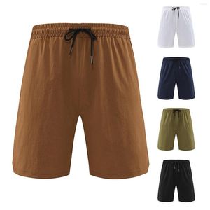 Pantaloncini da corsa Estate Sport da uomo Casual con tasche sul retro Fodera elasticizzata slim fit fitness