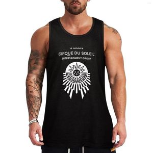 Regatas masculinas Cirque Du Soleil Top Camisa de corrida Roupa íntima Camiseta de ginástica Camisas masculinas sem mangas