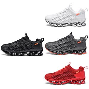 2023 Vävt fiskskala Blad Athleisure Shoes Men Black Red Grey White Outdoor For All Terrains Color4