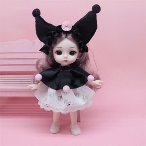 Süße Mini-Puppe, 17 cm, Mehrgelenkpuppe, Mädchen, Kinderspielzeug, Geschenk, Dekoration
