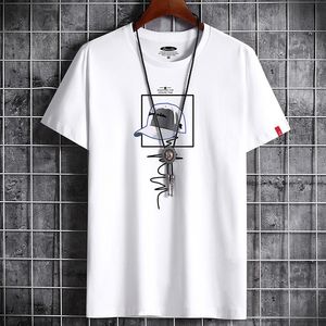 Men's TShirts est T Shirt for Men Clothing Fitness White O Neck Anime Man Tshirt For Male Oversized S6XL Men Tshirts Goth Punk 230720