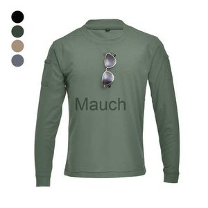Men's T-Shirts Mens Casual TShirt ONe Long Sleeve Men T Shirt For Male Qui Drying Wear Resistant Tops Tactical Breaable Military Tee J230721