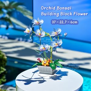 Bloklar Orkide Bonsai Bina Çiçek İç Dekorasyon Buket Buket Dekoratif Ev Aksesuarları Sevgililer Günü Oyuncaklar Çocuklar İçin Hediyeler 230721