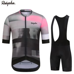 Rowerowe koszulki Zestawy Raphaful Jersey Set Summer Men Cycling Wear Mountain Rower Ubrania rowerowe rowerowe ubrania Rowerowe Rowerowe Suiko rowerowe