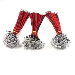 100pcs事前に配線5mmフラットトップ18cm前処理DC 12V LEDライトランプバルブホワイトウォームレッドブルーグリーンイエローモジュール1757