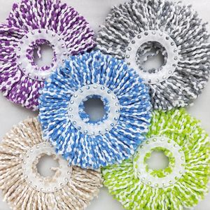 Cleaning Cloths 5pcs Round Replacement Rotating Mop Head Cleaning Floor Towel Home Accessories Useful Kitchen Bathroom Spray Cloth Pads Color 230720