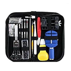 147 PCS Titta på reparationsverktygssatsen Fallöppnare Link Spring Bar Remover Watch Kit Metal Watchmaker Tools for Justment Set Band12551