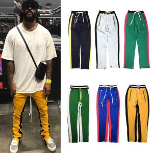 Мужские брюки Promotion Man Track Bants Hip Hop Mens Pants Zipper Panemed Мягкие брюки уличная одежда. Повседневные мужские брюки 230720