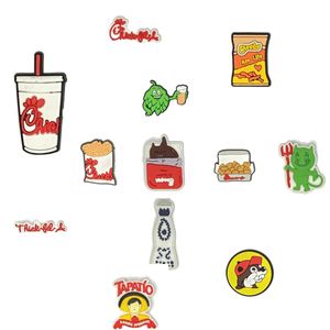 Shoe Parts Accessories Funny Cartoon Charms For Clog Sandals Unisex Decoration Cute Jig Party Gift Red Drink Drop Delivery Otsb4