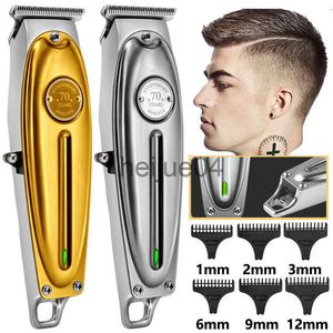 Clippers Trimmer Kemei Elektrischer Haarschneider Vollmetallschneider für Männer Barthaarschneider Männer Haarschneiden hine Barber Professional KM1949 x0728