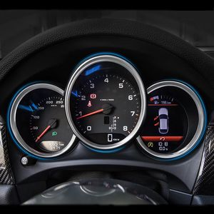 Bilstyling Dashboard Decorative Light Strip Cover Frame Trim Sticker för Porsche Macan Cayman Boxster Panamera Cayenne Auto Acces250s