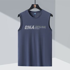 Męskie topy z czołgami Szybki sucha sportowa odzież uliczna moda Zwycięska 7xl 8xl kamizelka T Shirt Czarna biała na letnie czołg tee T-shirt 2307721