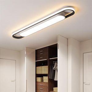 الثريا الحديثة LED سقف الثريا لغرفة النوم Cloakroom Faisle Corridor شرفة Acrylic Strip Lighting Fistures 110-220v249s