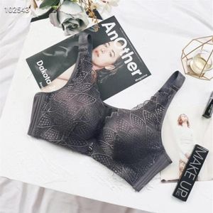 Bras Hantan для женского бюстгальтера 75-100C Кубка плюс размер Super Push Up Bralette Lace Matters Sexy Lingerie undrwear overwire219w