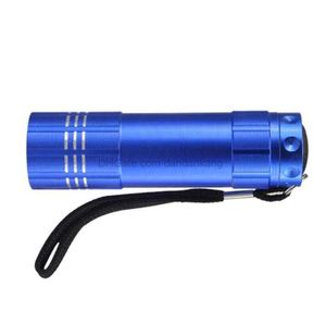 Tragbare Taschenlampe aus Aluminiumlegierung, 9 LEDs, 30 lm, Taschenlampe, Mini-Taschenlampen, Outdoor, Camping, Wandern, Taschenlampen