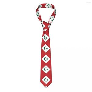 Paperne cravatta per uomini Formale Skinny Newnies Classic Men's Rif Amazigh People Flag Gentleman Wedding Stretto