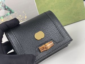 luxurys designer wallets men women bamboo coin purses famous stylist G card holder high-quality fashion letter clutch classic Ophidia bags with original box