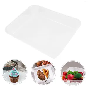 Plates Multi-function Tray Large Acrylic Table Trays Decorative Tea Cup Holder Kitchen Counter