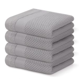 Panni per la pulizia Olanly 100% cotone Strofinaccio Waffle Weave Asciugamano Morbido assorbente Panno per la pulizia dei piatti da cucina Asciugatura rapida Utensili da cucina 230720