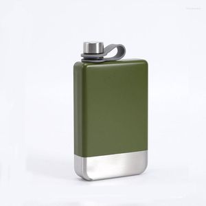 Flachmänner Tragbare 304 Lebensmittelqualität SS Flagon Whisky Wodka Wein Topf Flask Set Alkohol Trinken Taschenflasche Outdoor Camping