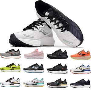 Saucony Triumph 19 Geniş Koşu Ayakkabıları Düşük Spor Ayakkabı Düşük Üstler Klasik Mens Sports Açık Mekan Kadın Eğitmenleri 36-45