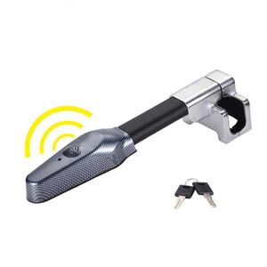 Car Steering Wheel Lock Universal Security Car Anti Theft Safety Alarm Lock Retractable Anti Theft Protection T-Locks234I